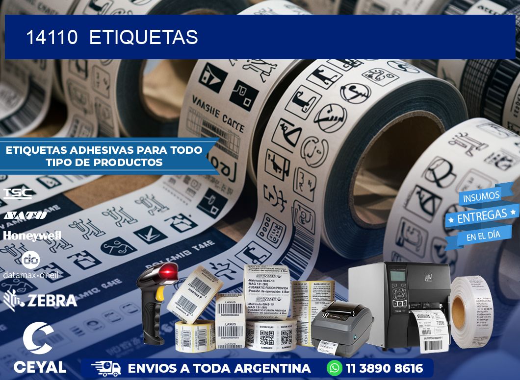 14110 ETIQUETAS