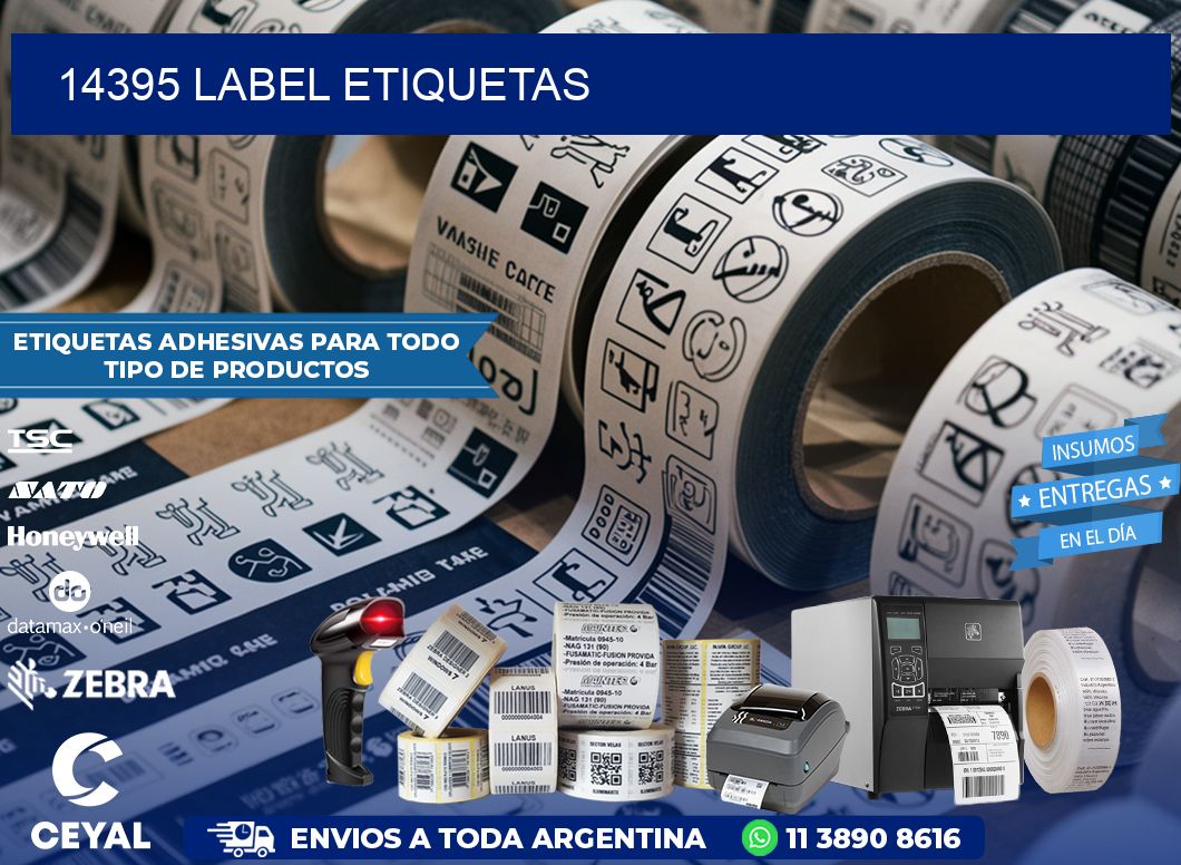 14395 LABEL ETIQUETAS