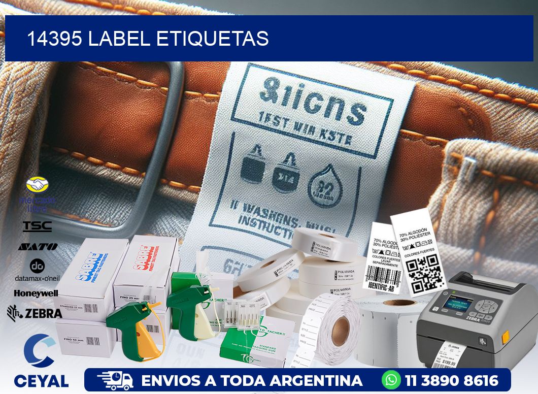 14395 LABEL ETIQUETAS