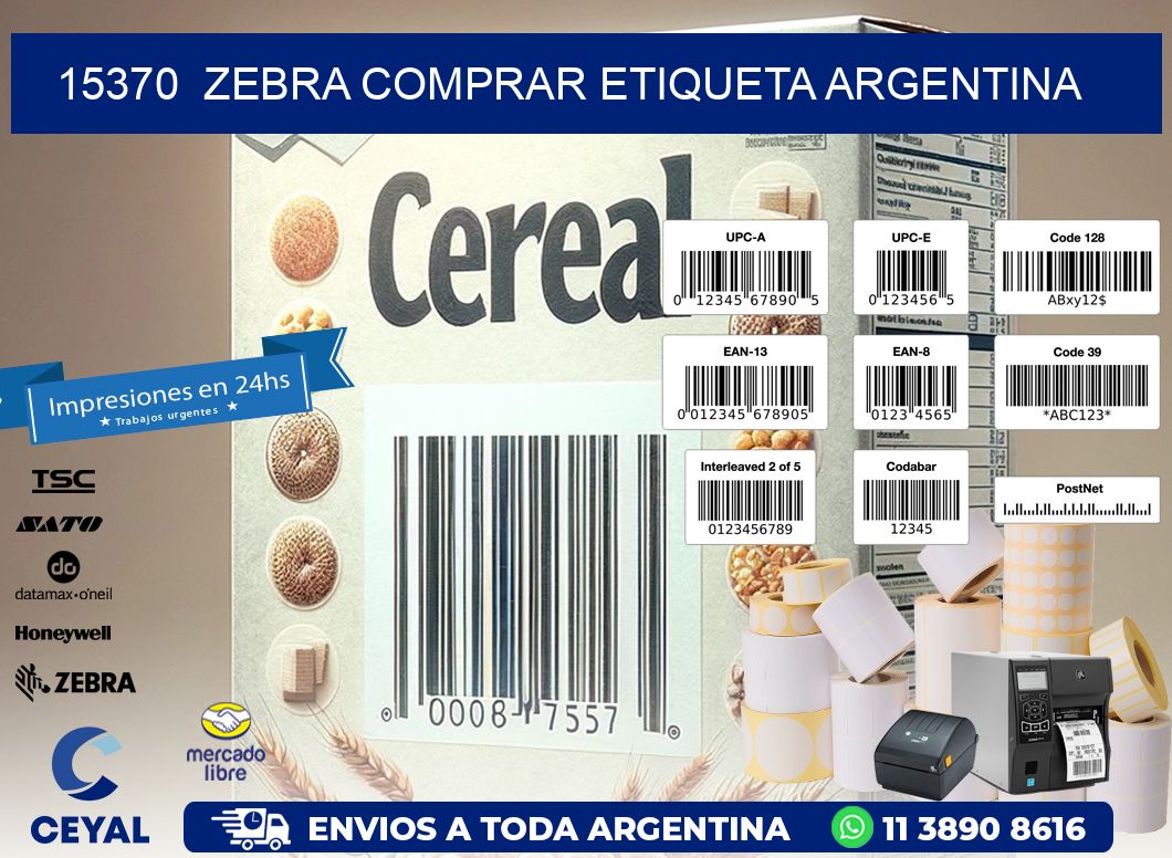 15370 ZEBRA COMPRAR ETIQUETA ARGENTINA