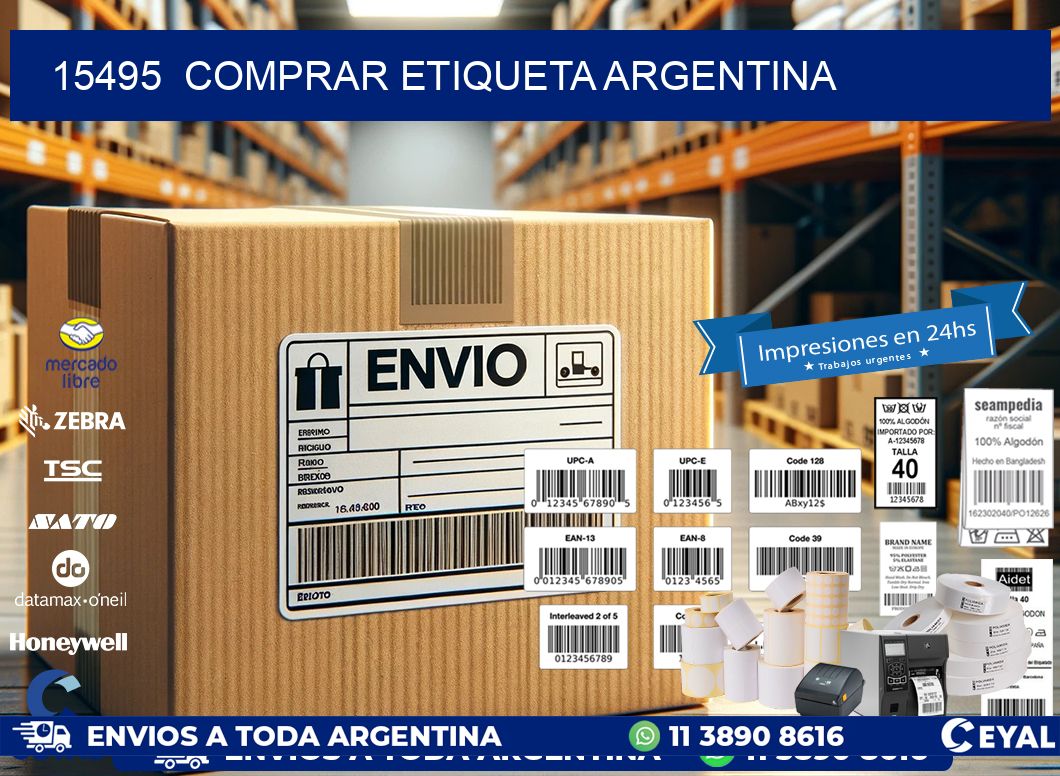 15495 COMPRAR ETIQUETA ARGENTINA