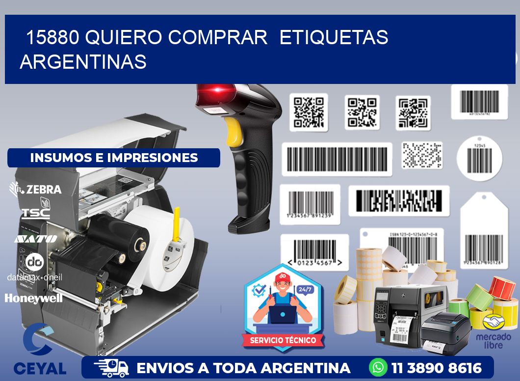 15880 QUIERO COMPRAR ETIQUETAS ARGENTINAS
