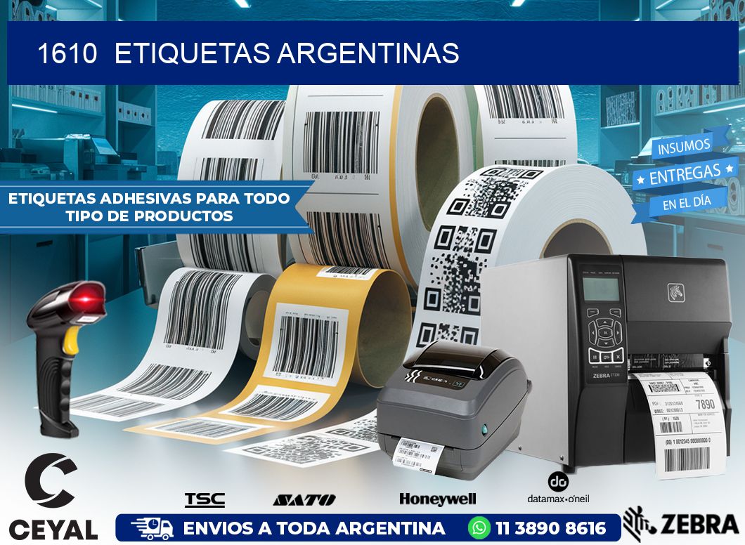 1610 ETIQUETAS ARGENTINAS