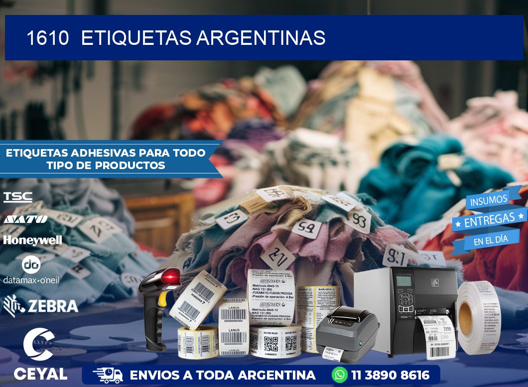 1610 ETIQUETAS ARGENTINAS