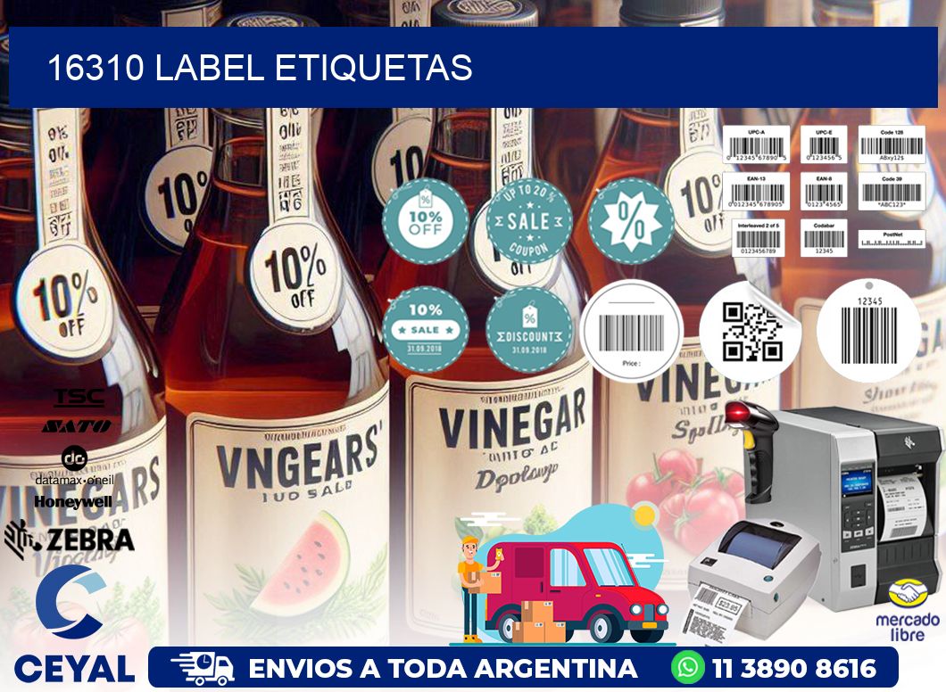 16310 LABEL ETIQUETAS