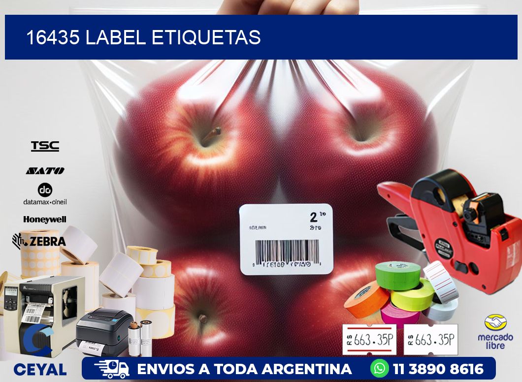 16435 LABEL ETIQUETAS