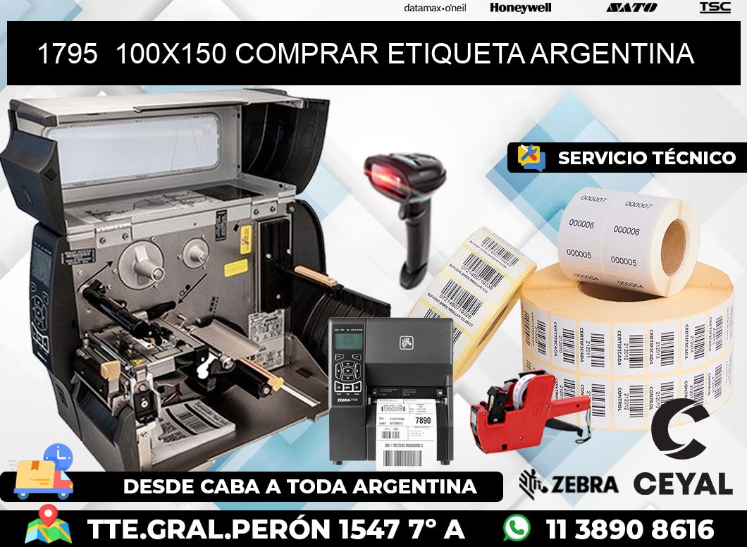 1795 100X150 COMPRAR ETIQUETA ARGENTINA