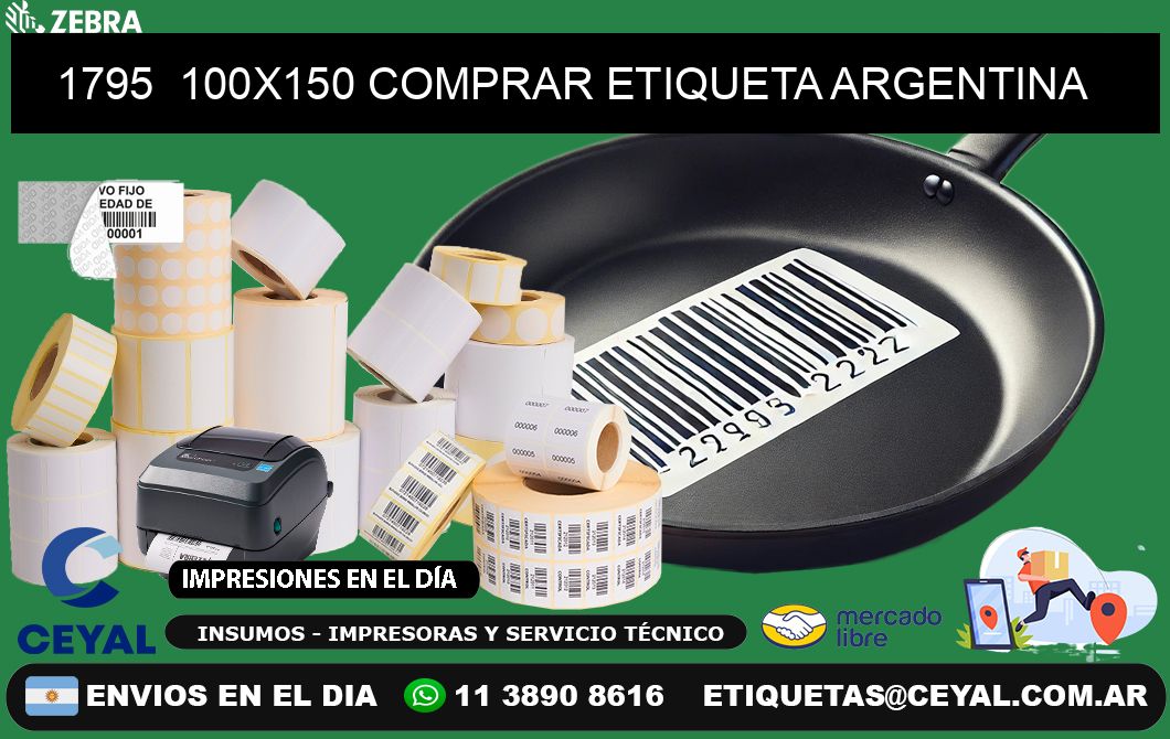1795 100X150 COMPRAR ETIQUETA ARGENTINA