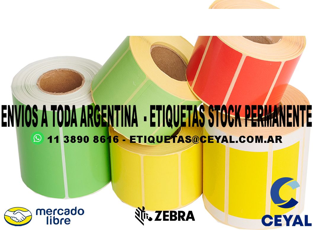 1800 ETIQUETAS PERSONALIZADAS 98 x 60