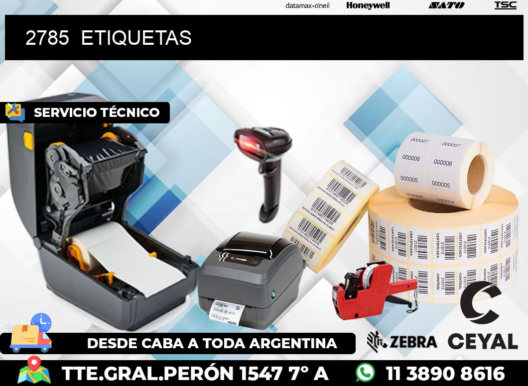 2785 ETIQUETAS