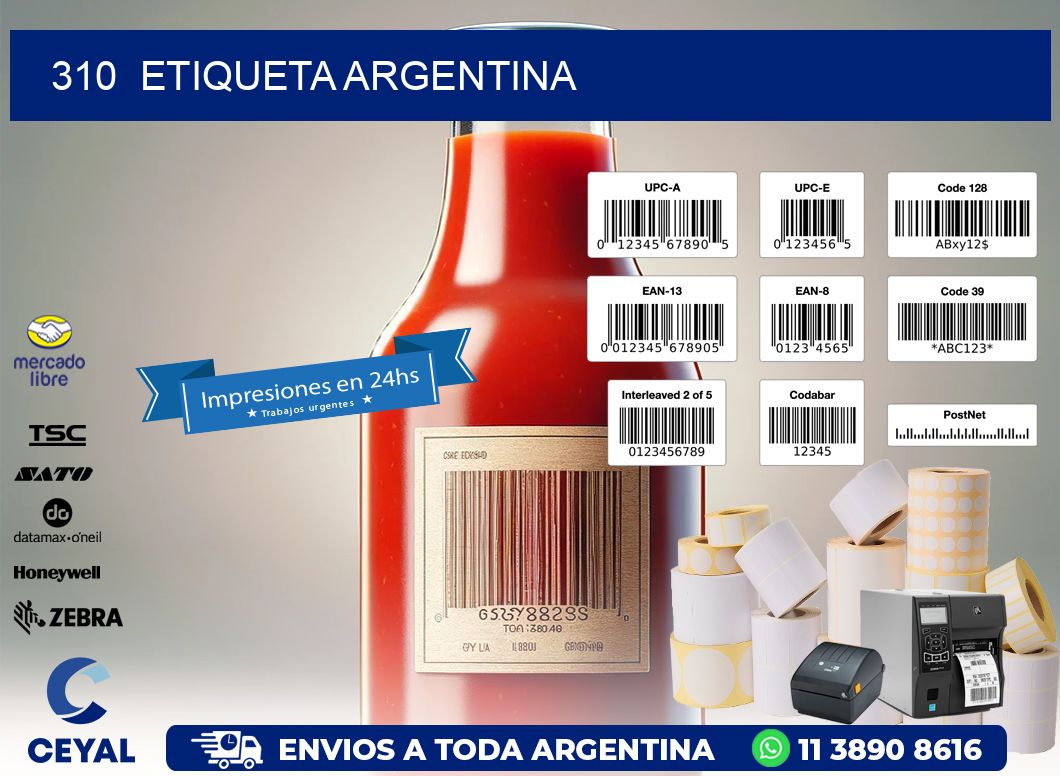 310 ETIQUETA ARGENTINA