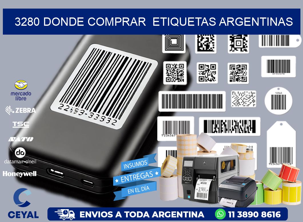3280 DONDE COMPRAR ETIQUETAS ARGENTINAS