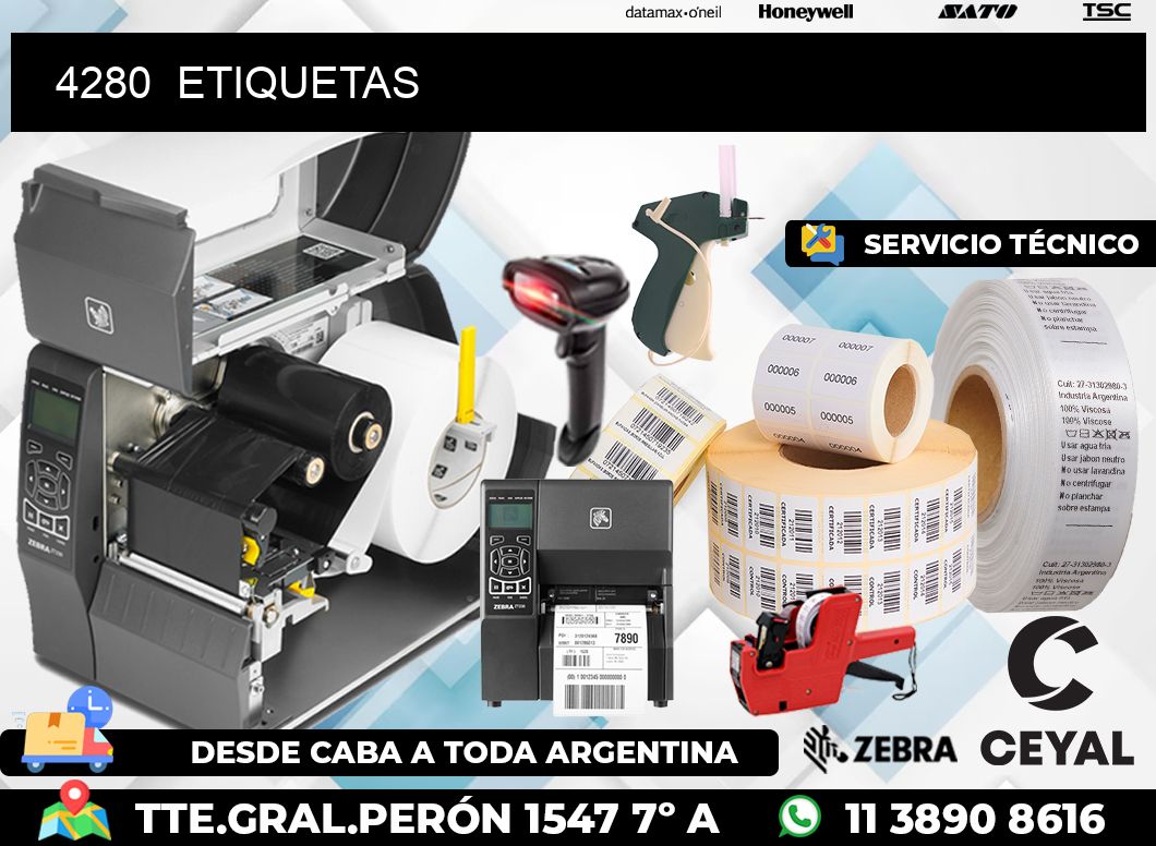 4280 ETIQUETAS
