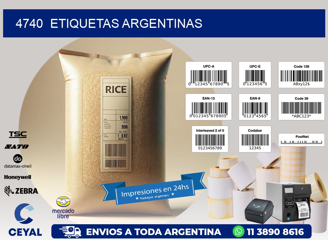 4740  ETIQUETAS ARGENTINAS