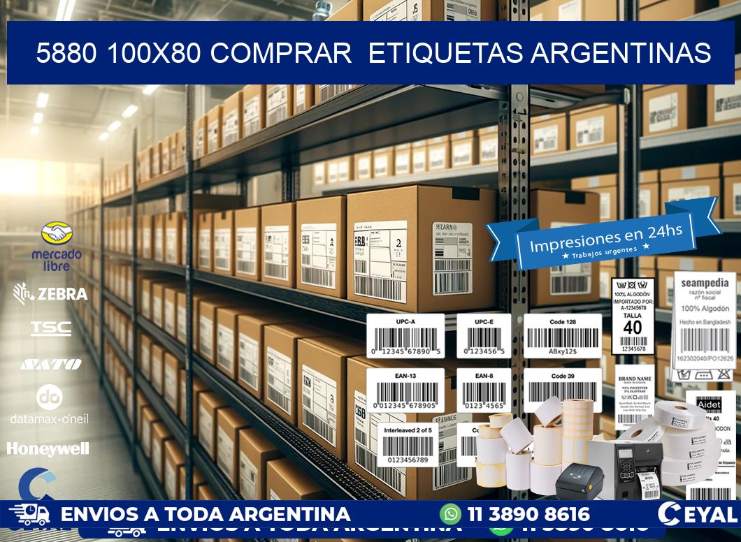 5880 100X80 COMPRAR ETIQUETAS ARGENTINAS