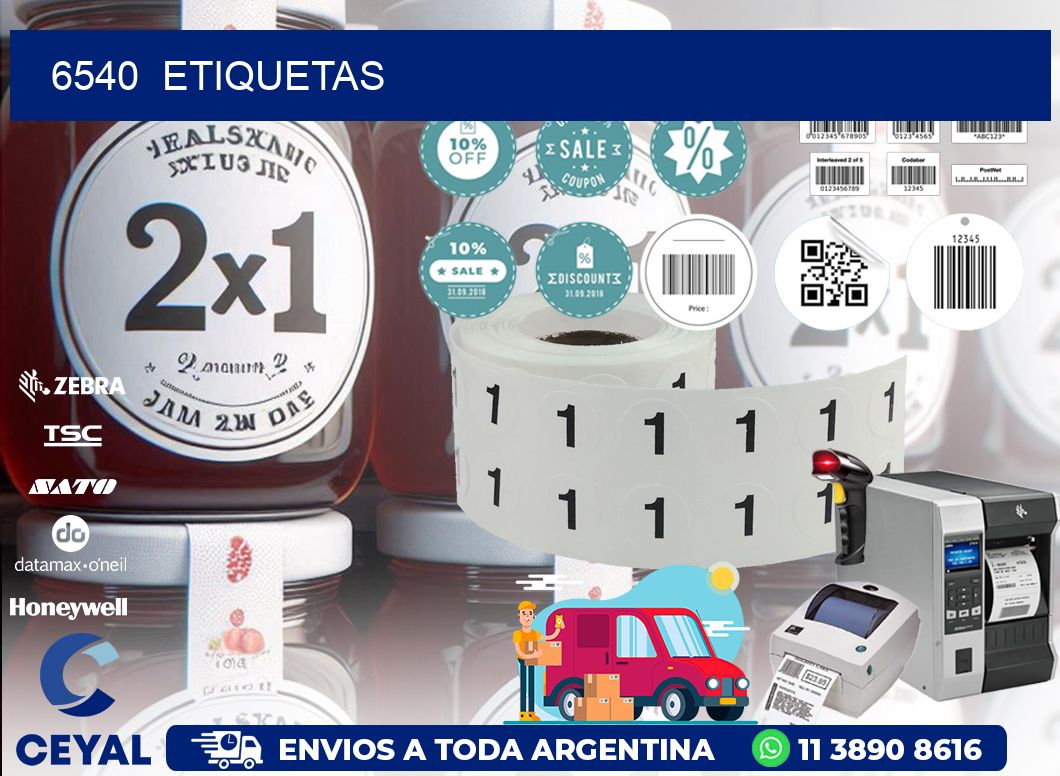 6540 ETIQUETAS