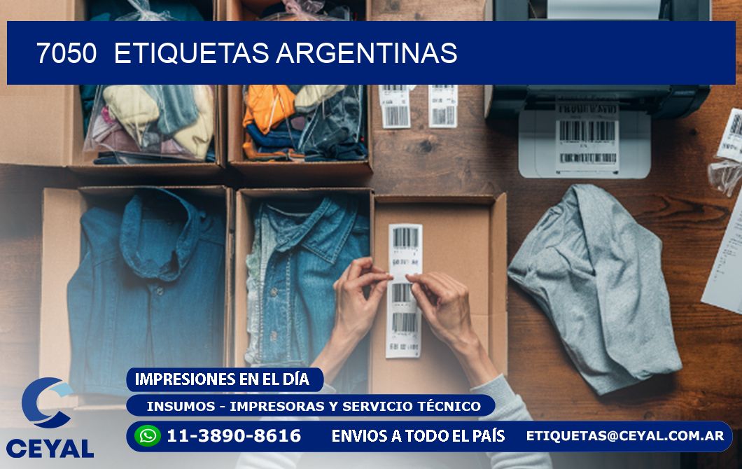7050 ETIQUETAS ARGENTINAS