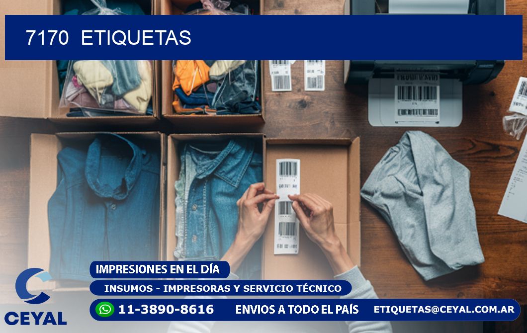 7170 ETIQUETAS
