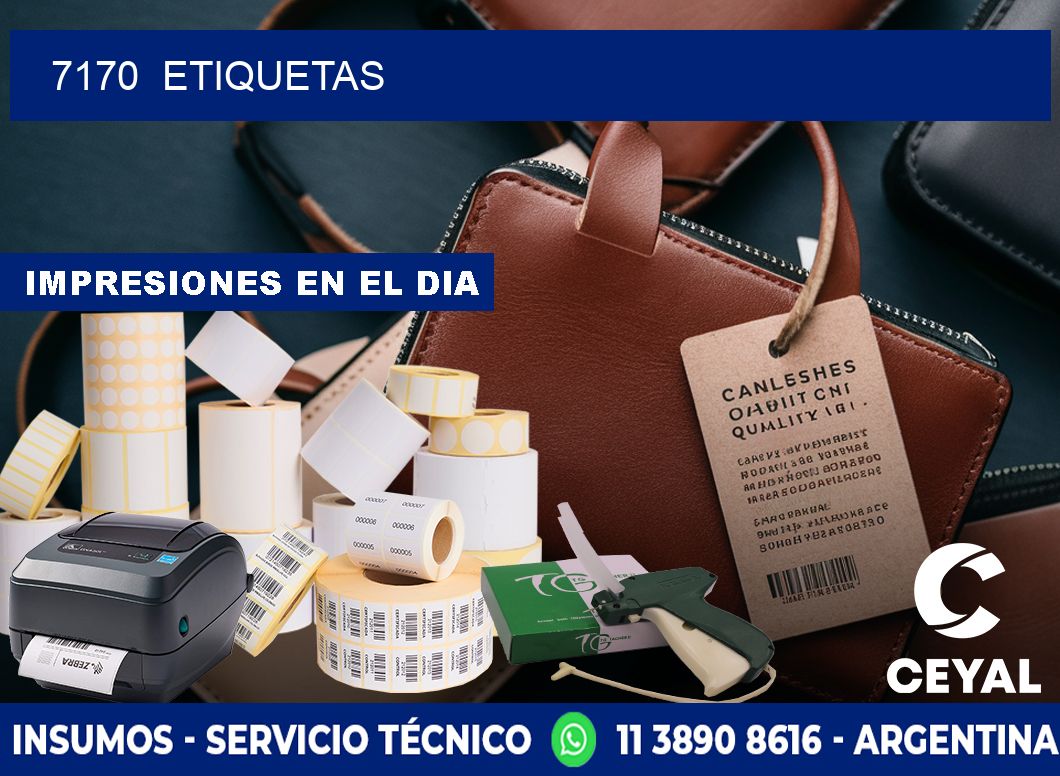 7170 ETIQUETAS