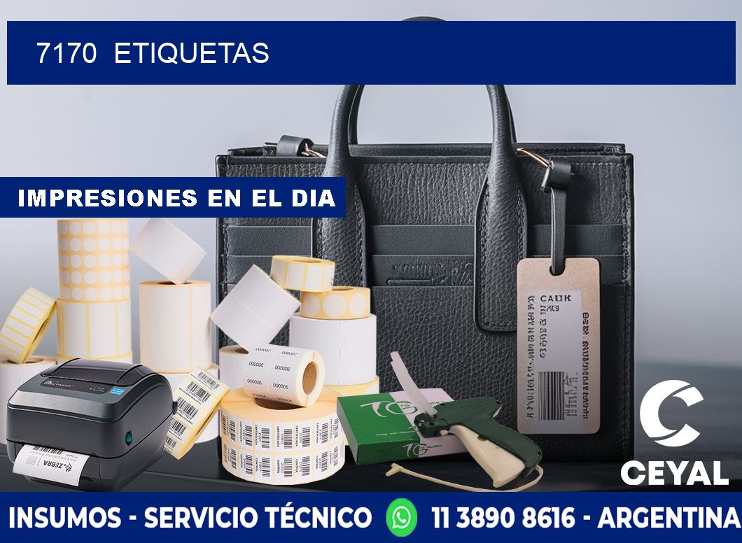 7170 ETIQUETAS