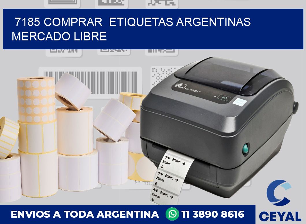 7185 COMPRAR  ETIQUETAS ARGENTINAS MERCADO LIBRE