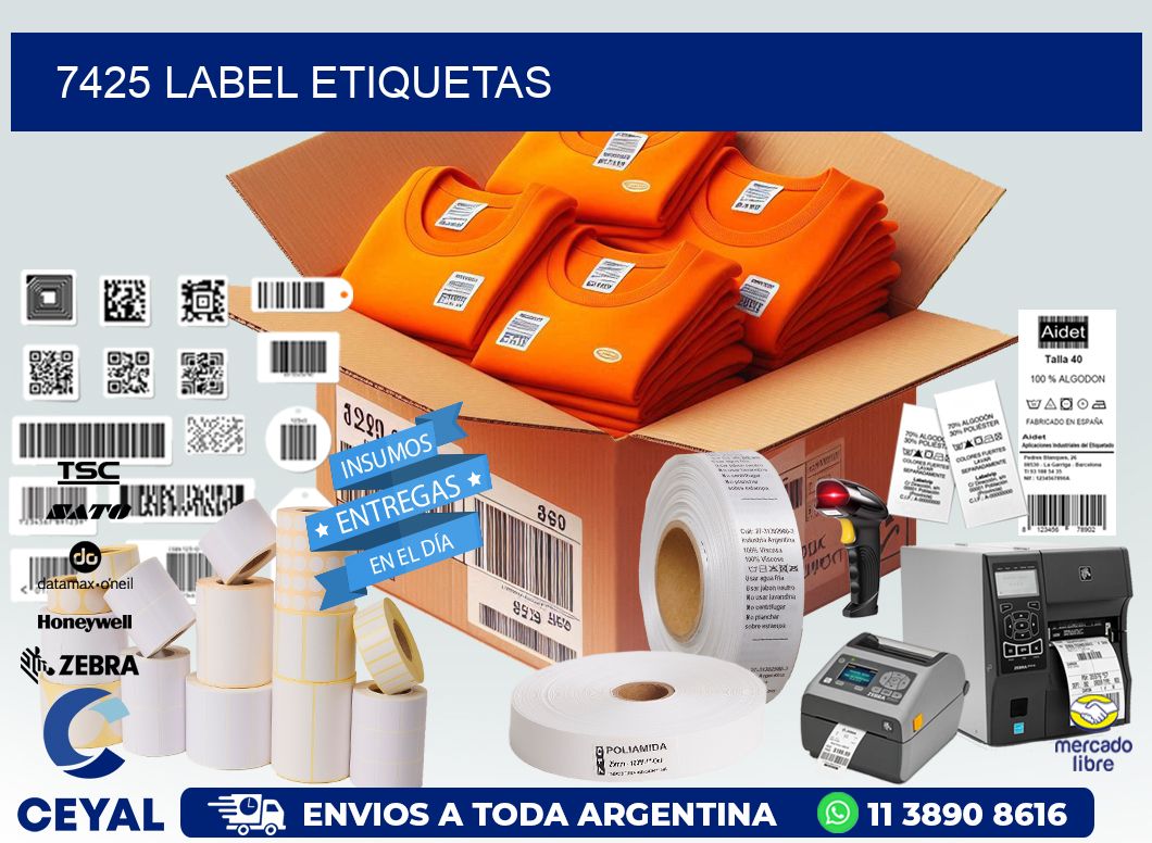 7425 LABEL ETIQUETAS