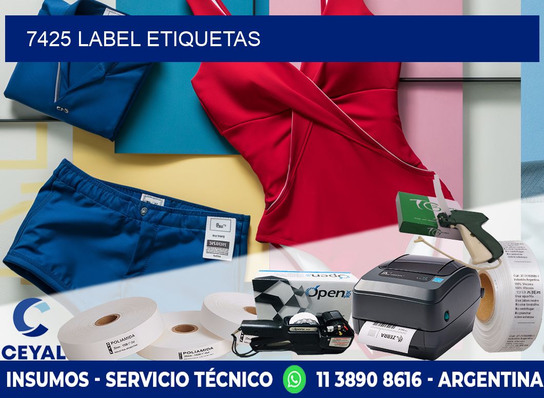 7425 LABEL ETIQUETAS