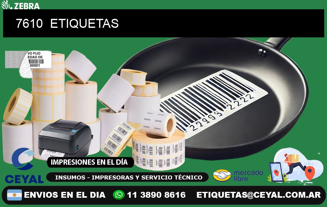 7610 ETIQUETAS