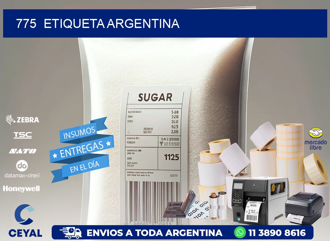 775 ETIQUETA ARGENTINA