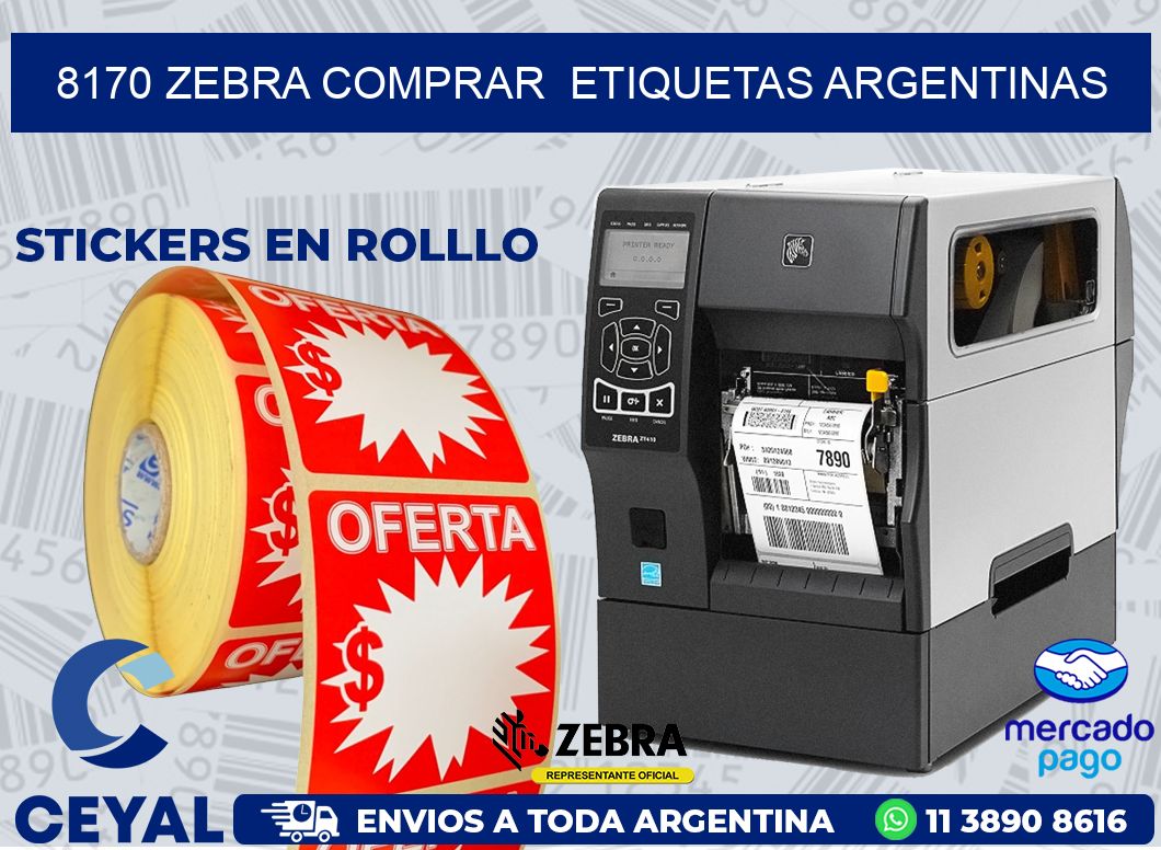 8170 ZEBRA COMPRAR ETIQUETAS ARGENTINAS