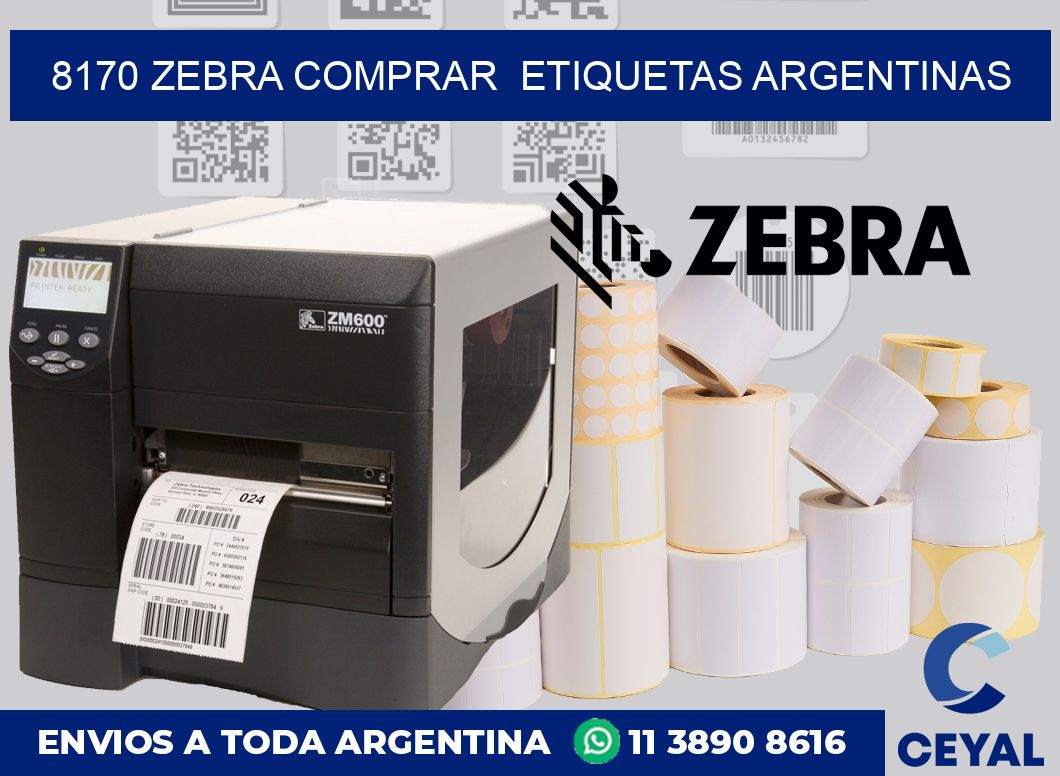 8170 ZEBRA COMPRAR  ETIQUETAS ARGENTINAS