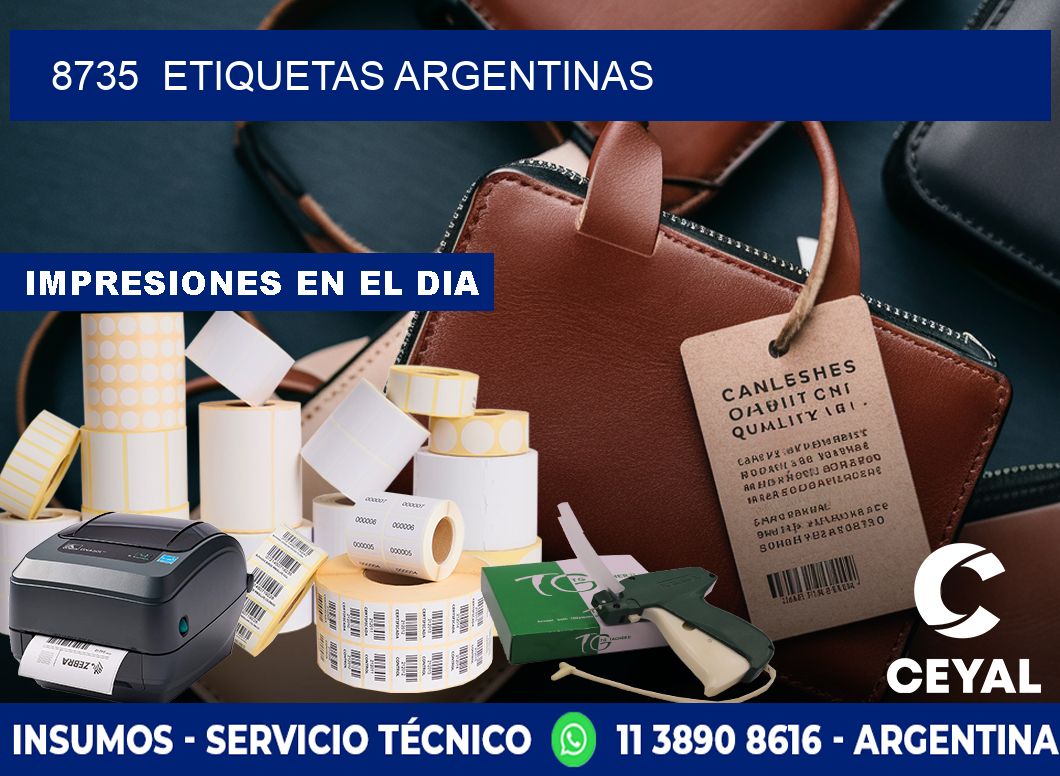 8735 ETIQUETAS ARGENTINAS