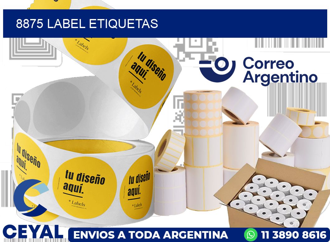 8875 LABEL ETIQUETAS