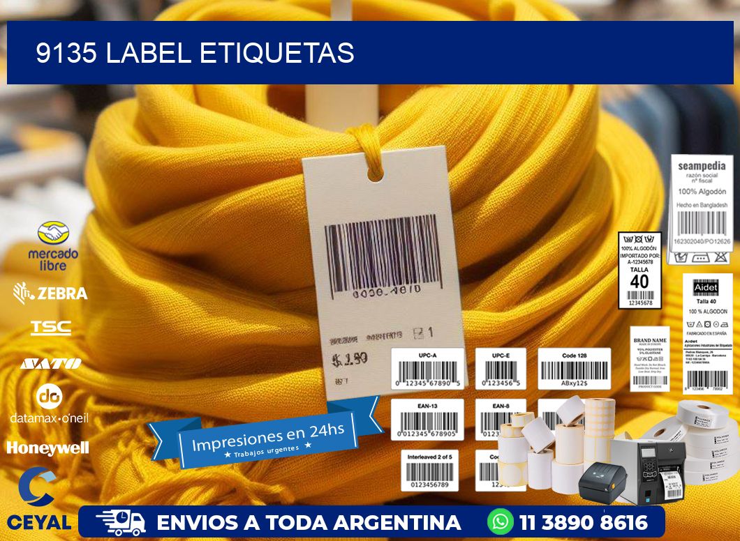 9135 LABEL ETIQUETAS