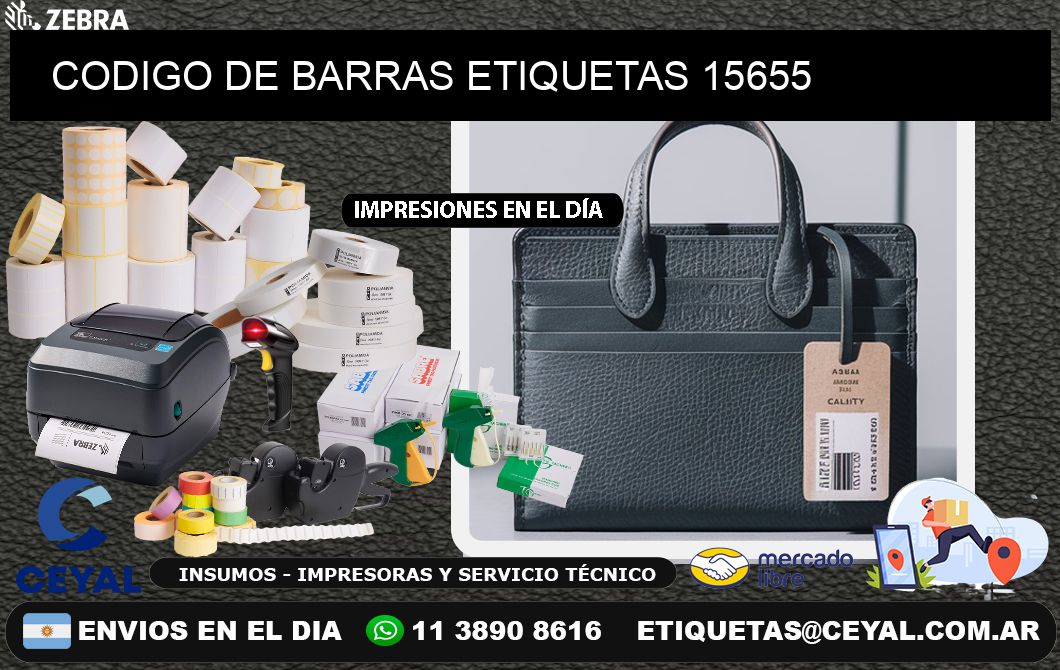 CODIGO DE BARRAS ETIQUETAS 15655