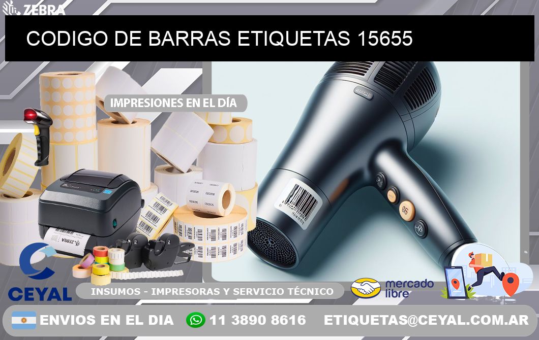 CODIGO DE BARRAS ETIQUETAS 15655