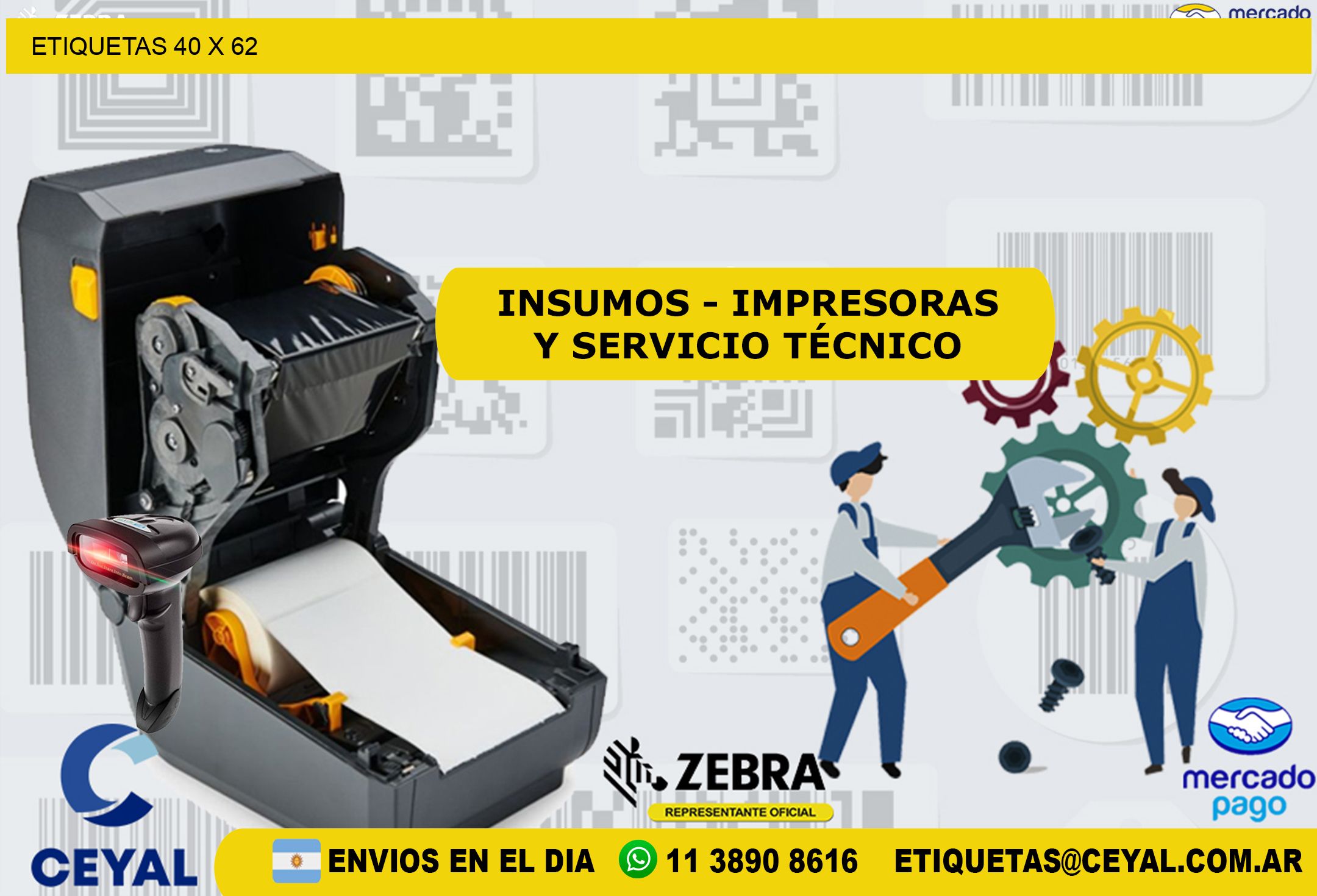 ETIQUETAS 40 x 62