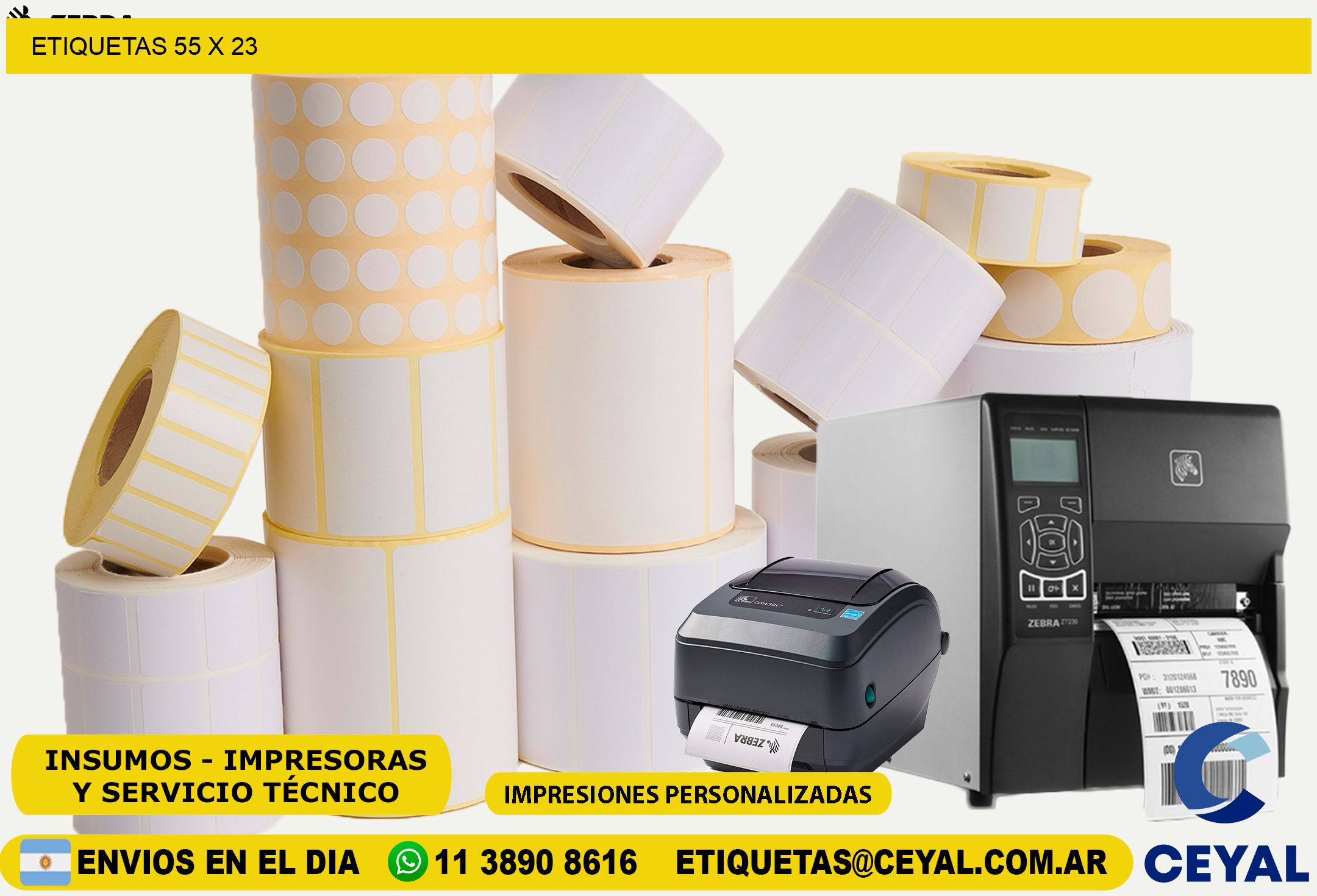 ETIQUETAS 55 x 23