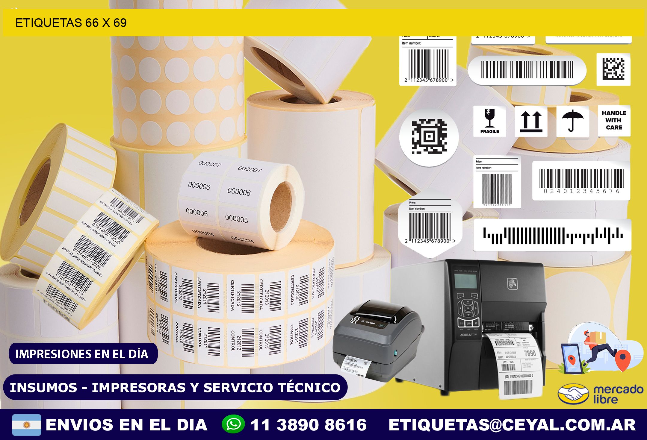 ETIQUETAS 66 x 69