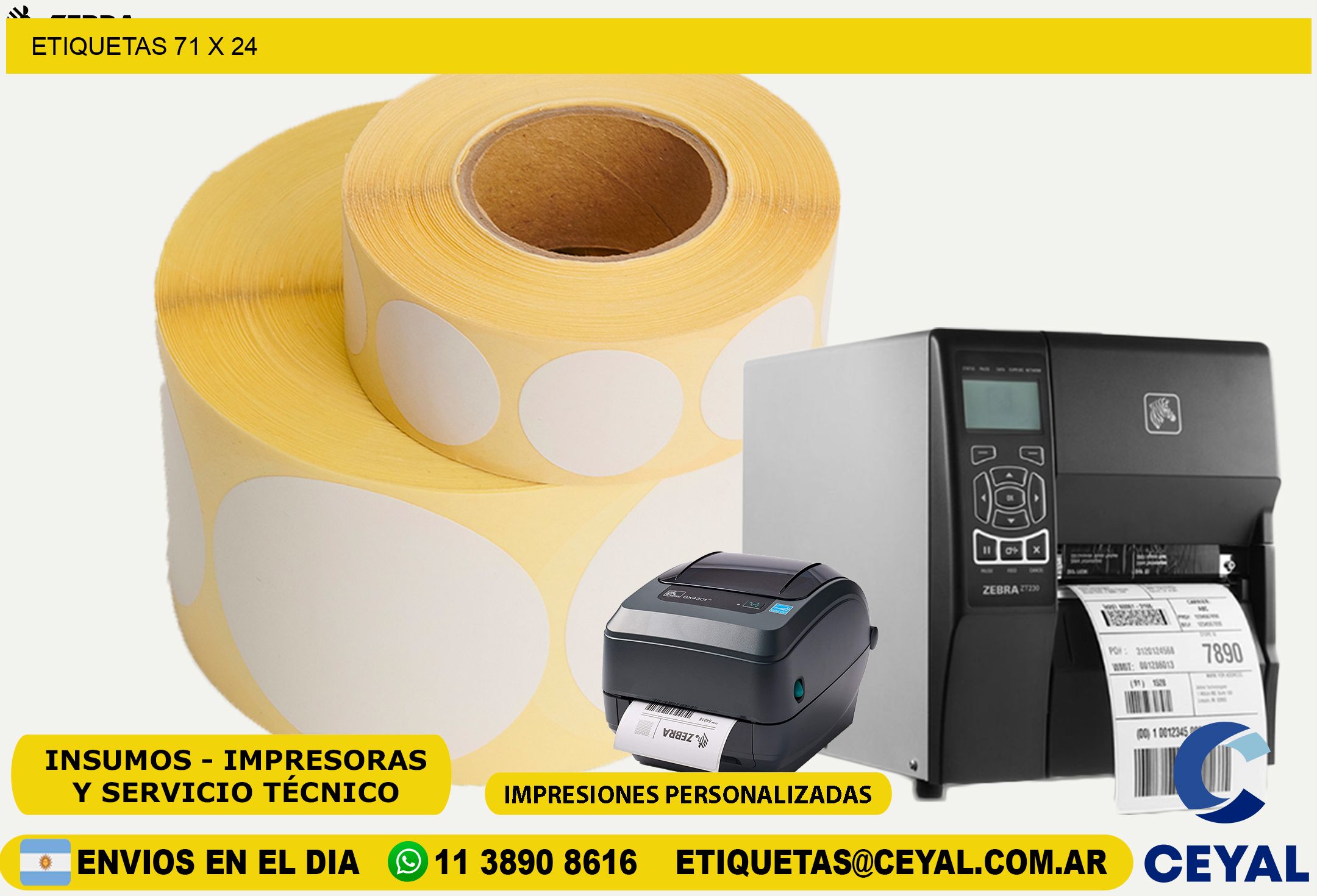 ETIQUETAS 71 x 24