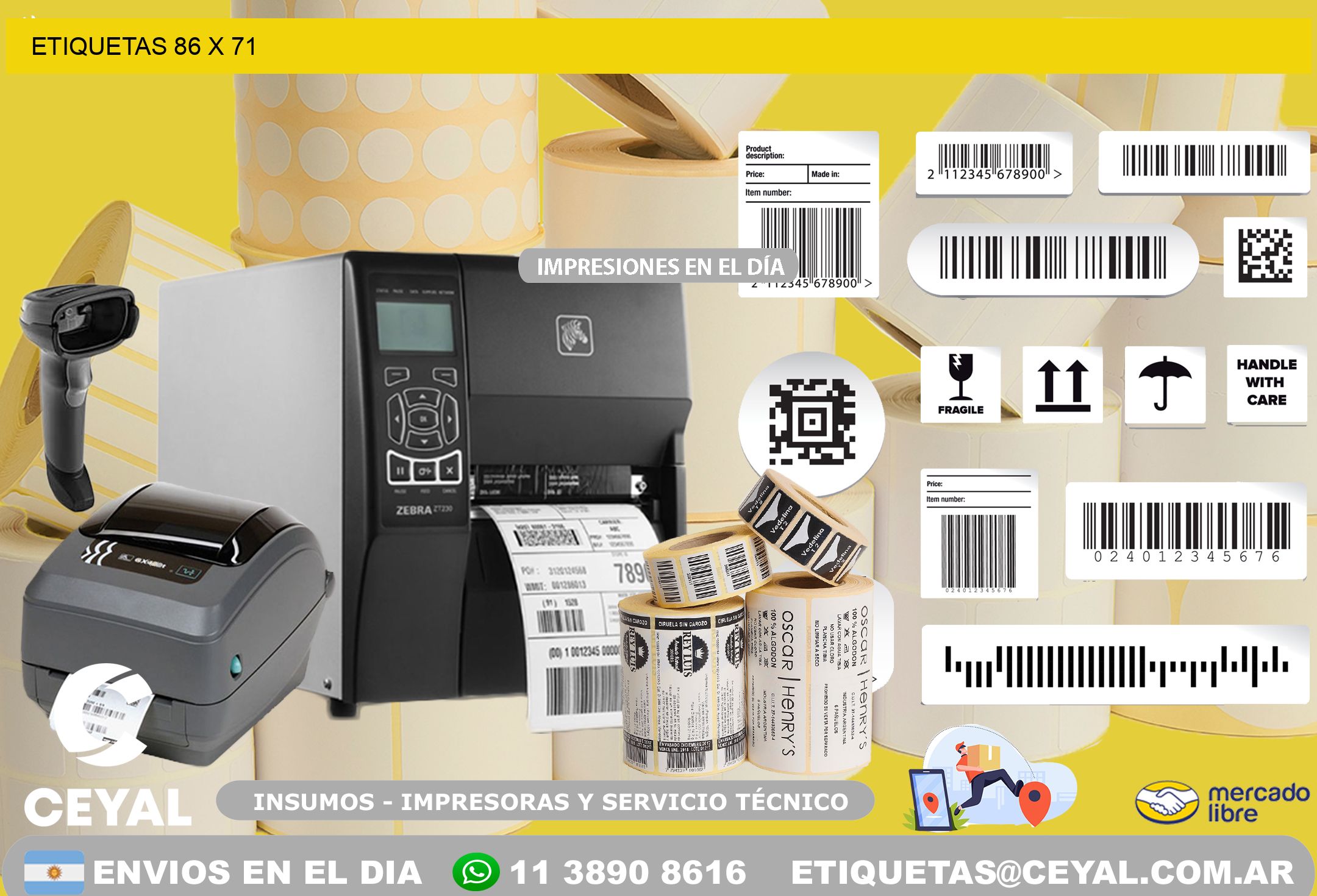 ETIQUETAS 86 x 71