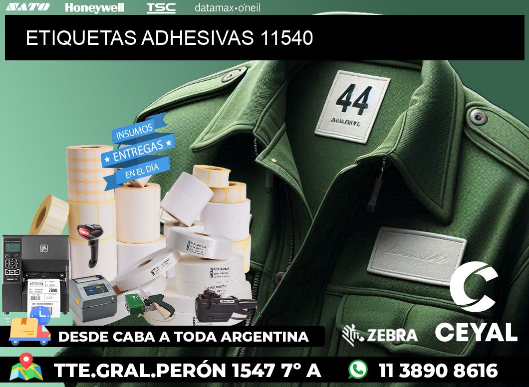 ETIQUETAS ADHESIVAS 11540