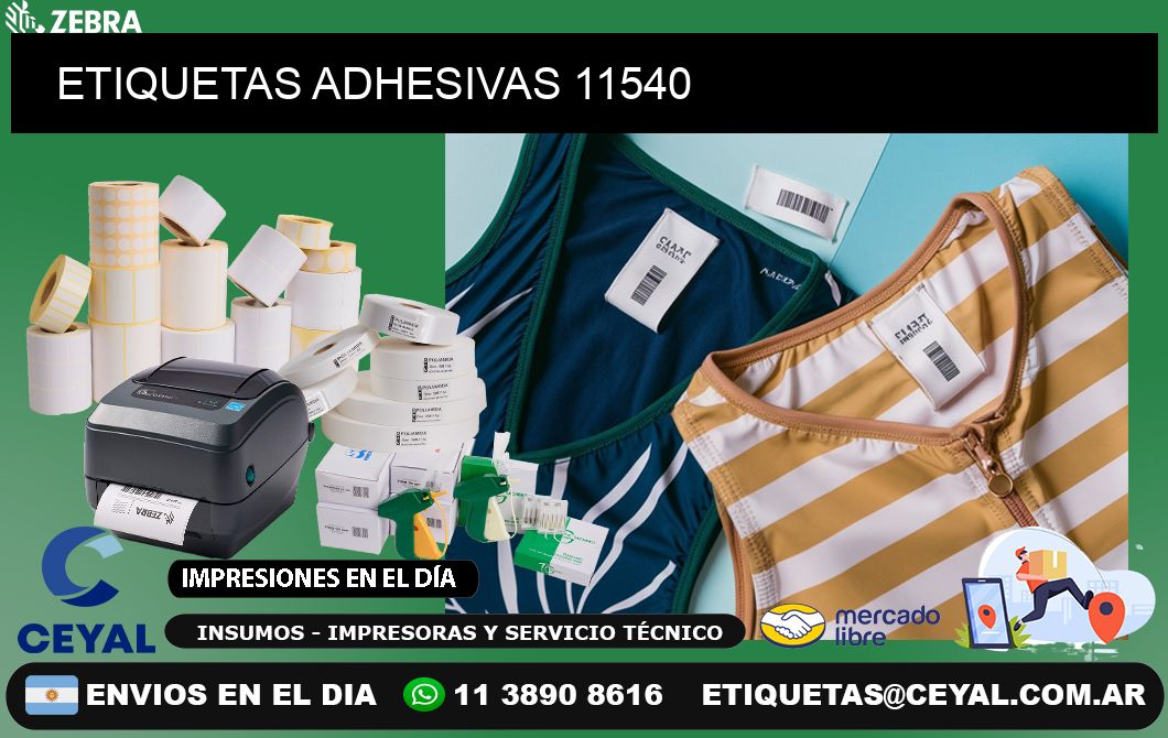 ETIQUETAS ADHESIVAS 11540