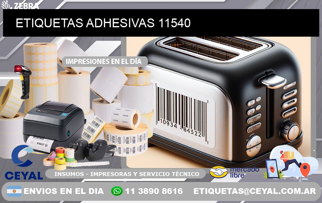 ETIQUETAS ADHESIVAS 11540