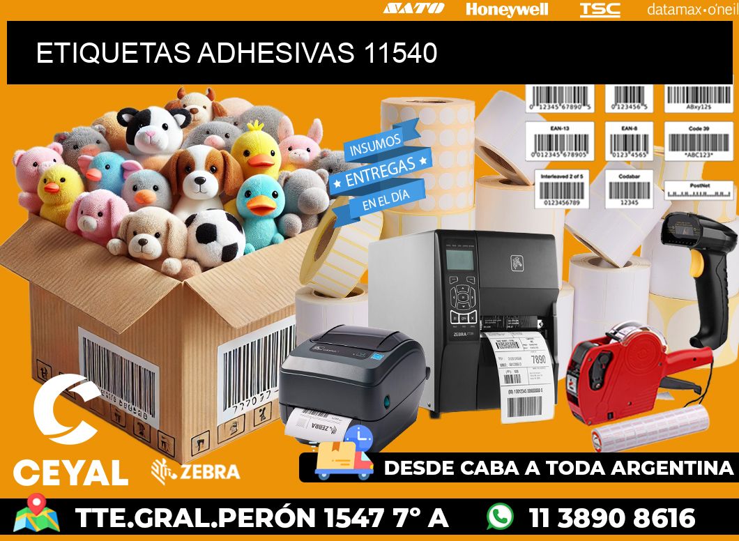 ETIQUETAS ADHESIVAS 11540