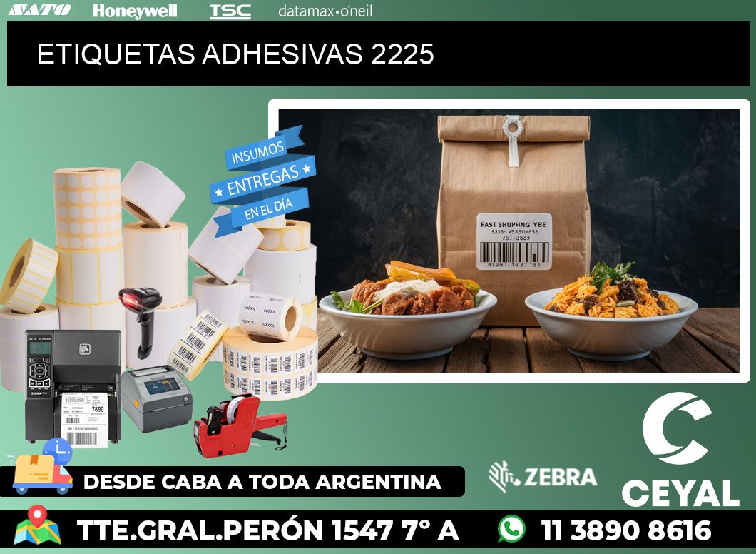 ETIQUETAS ADHESIVAS 2225