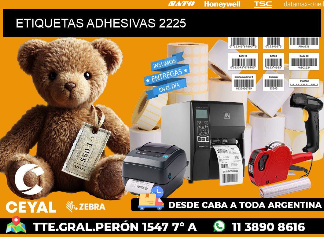 ETIQUETAS ADHESIVAS 2225