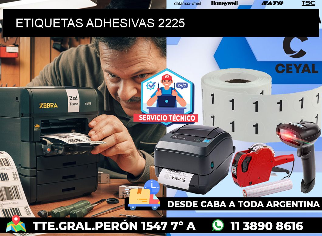 ETIQUETAS ADHESIVAS 2225