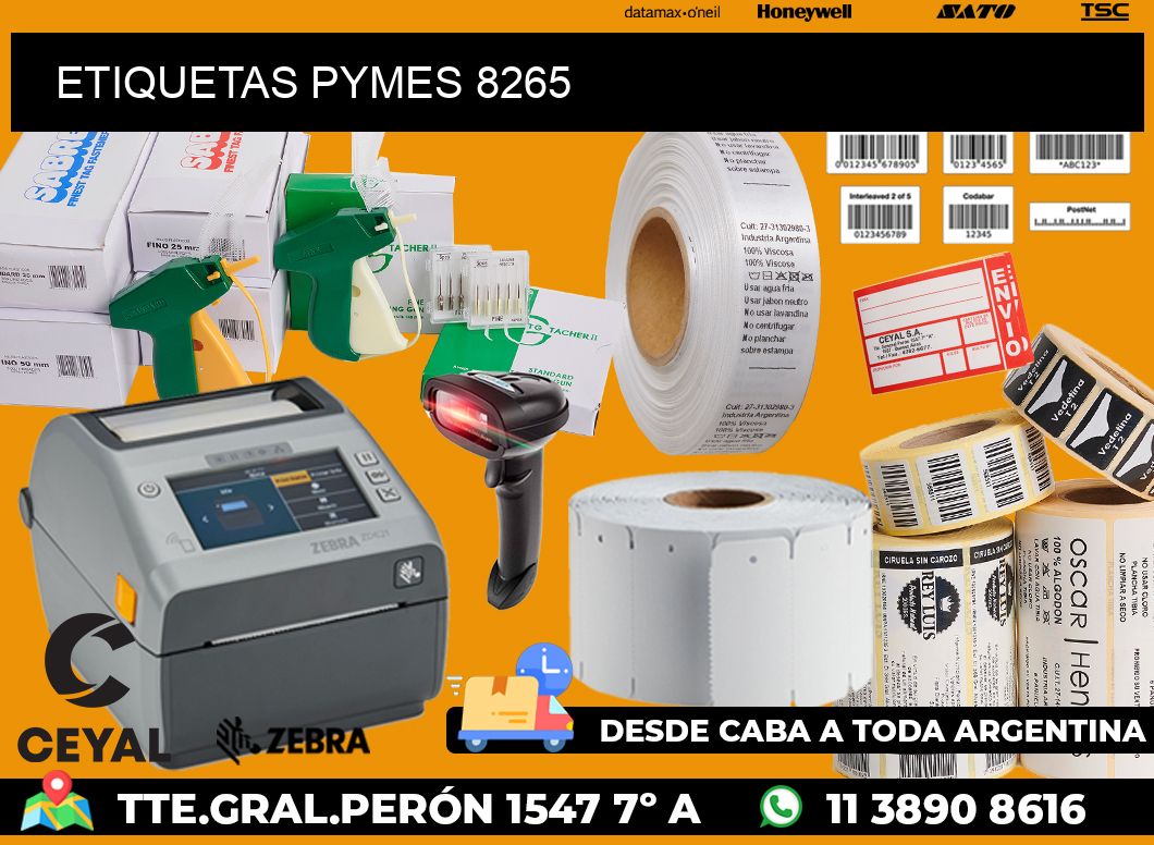 ETIQUETAS PYMES 8265