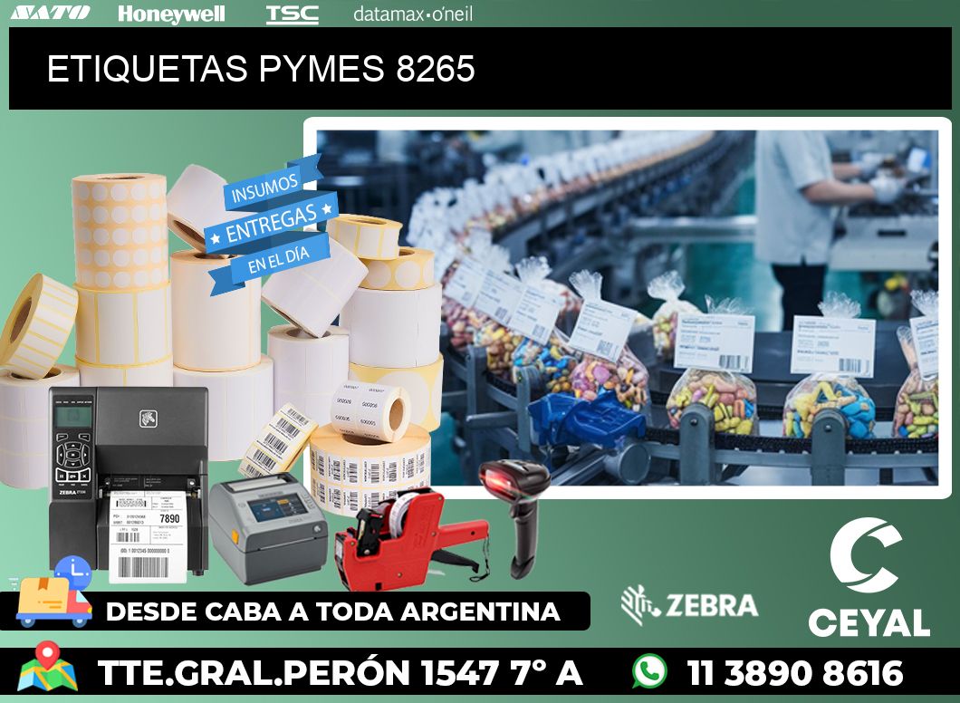 ETIQUETAS PYMES 8265